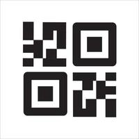 escanear icono de código qr vector