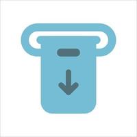 withdraw icon solid vector