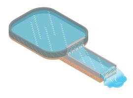 isometric illustration of hydropower generator. Vector Isometric Illustration Suitable for Diagrams, Infographics, And Other Graphic assets