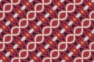 Ethnic ikat frame batik textile seamless pattern digital vector design for Print saree Kurti Borneo Fabric border brush symbols swatches stylish