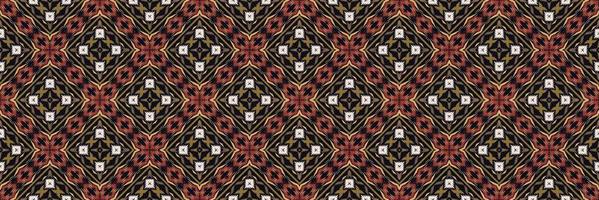 ikat tejido tribal patrón abstracto sin fisuras. étnico geométrico ikkat batik vector digital diseño textil para estampados tela sari mughal cepillo símbolo franjas textura kurti kurtis kurtas