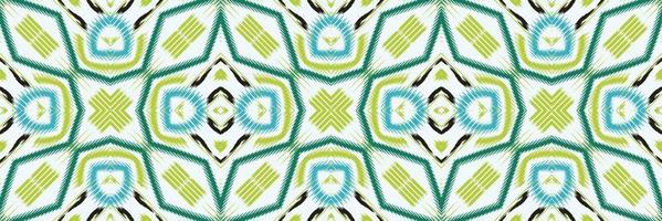 Batik Textile Ethnic ikat stripe seamless pattern digital vector design for Print saree Kurti Borneo Fabric border brush symbols swatches stylish