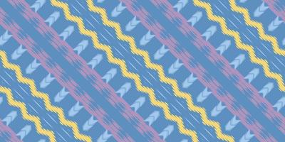 Ikat flower batik textile seamless pattern digital vector design for Print saree Kurti Borneo Fabric border brush symbols swatches cotton