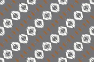 Ikkat or ikat print batik textile seamless pattern digital vector design for Print saree Kurti Borneo Fabric border brush symbols swatches stylish