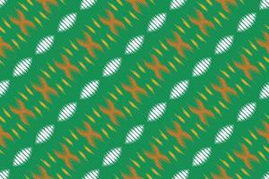Ikkat or ikat frame batik textile seamless pattern digital vector design for Print saree Kurti Borneo Fabric border brush symbols swatches designer