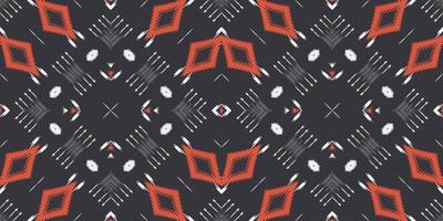 Ikat diamond tribal abstract Seamless Pattern. Ethnic Geometric Batik Ikkat Digital vector textile Design for Prints Fabric saree Mughal brush symbol Swaths texture Kurti Kurtis Kurtas