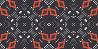 ikat diamante tribal abstracto de patrones sin fisuras. étnico geométrico batik ikkat vector digital diseño textil para estampados tela sari mughal cepillo símbolo franjas textura kurti kurtis kurtas