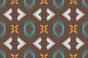 Ikat fabric tribal art Seamless Pattern. Ethnic Geometric Ikkat Batik Digital vector textile Design for Prints Fabric saree Mughal brush symbol Swaths texture Kurti Kurtis Kurtas