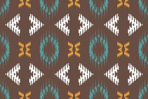 Ikat fabric tribal art Seamless Pattern. Ethnic Geometric Ikkat Batik Digital vector textile Design for Prints Fabric saree Mughal brush symbol Swaths texture Kurti Kurtis Kurtas