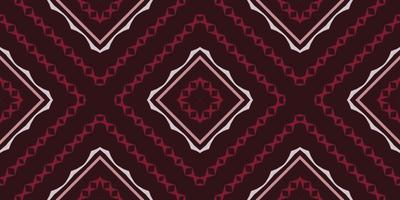 motivo ikat diamante batik textil patrón sin costuras diseño vectorial digital para imprimir sari kurti borde de tela símbolos de pincel muestras de algodón vector