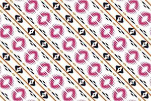 motivo textil batik ikat triángulo patrón sin costuras diseño de vector digital para imprimir saree kurti borde de tela símbolos de pincel muestras ropa de fiesta