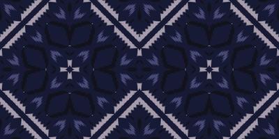 Ikat fabric tribal cross Seamless Pattern. Ethnic Geometric Batik Ikkat Digital vector textile Design for Prints Fabric saree Mughal brush symbol Swaths texture Kurti Kurtis Kurtas