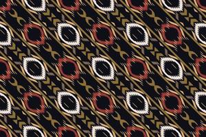 Ikat fabric tribal Africa Geometric Traditional ethnic oriental design for the background. Folk embroidery, Indian, Scandinavian, Gypsy, Mexican, African rug, wallpaper. vector