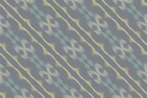 Batik Textile Ikkat or ikat triangle seamless pattern digital vector design for Print saree Kurti Borneo Fabric border brush symbols swatches party wear