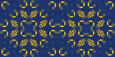 Ikat fabric tribal cross Seamless Pattern. Ethnic Geometric Ikkat Batik Digital vector textile Design for Prints Fabric saree Mughal brush symbol Swaths texture Kurti Kurtis Kurtas