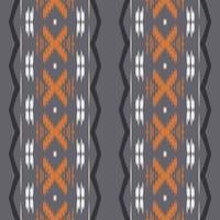 motivo ikat tela batik textil patrón sin costuras diseño vectorial digital para imprimir sari kurti borde de tela símbolos de pincel muestras diseñador vector