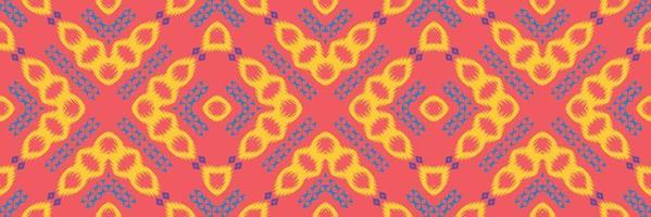 batik textil ikkat o ikat azteca patrón sin costuras diseño de vector digital para imprimir saree kurti borneo borde de tela símbolos de pincel muestras de algodón