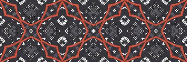 ikat diseño batik textil patrón sin costuras diseño de vector digital para imprimir saree kurti borde de tela símbolos de pincel muestras de algodón