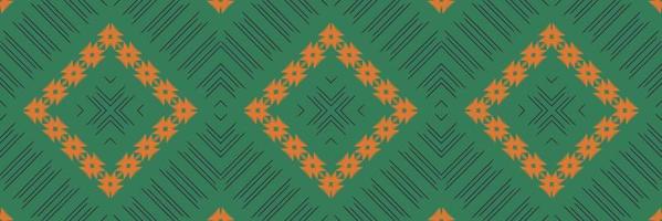 batik textil ikat floral patrón sin costuras diseño vectorial digital para imprimir saree kurti borneo borde de tela símbolos de pincel muestras diseñador vector