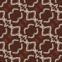 batik textil ikat fondo de patrones sin fisuras diseño vectorial digital para imprimir saree kurti borneo borde de tela símbolos de pincel muestras con estilo vector