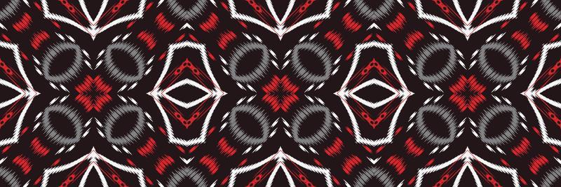 Batik Textile Ethnic ikat triangle seamless pattern digital vector design for Print saree Kurti Borneo Fabric border brush symbols swatches party wear