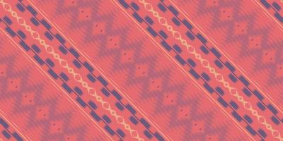 Ikat triangle batik textile seamless pattern digital vector design for Print saree Kurti Borneo Fabric border brush symbols swatches designer