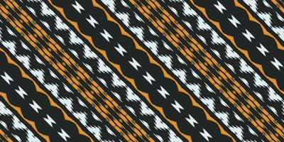 Batik Textile Ethnic ikat print seamless pattern digital vector design for Print saree Kurti Borneo Fabric border brush symbols swatches party wear