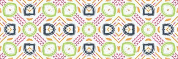 Batik Textile Ethnic ikat prints seamless pattern digital vector design for Print saree Kurti Borneo Fabric border brush symbols swatches stylish
