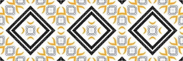 Batik Textile Ikkat or ikat background seamless pattern digital vector design for Print saree Kurti Borneo Fabric border brush symbols swatches designer