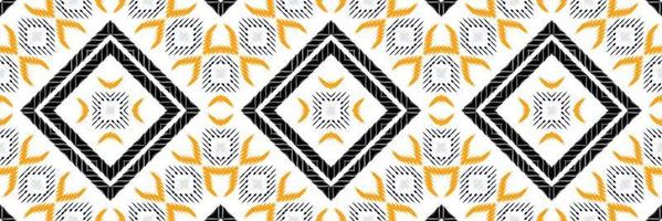 batik textil ikkat o ikat fondo de patrones sin fisuras diseño vectorial digital para imprimir saree kurti borneo borde de tela símbolos de pincel diseñador de muestras vector