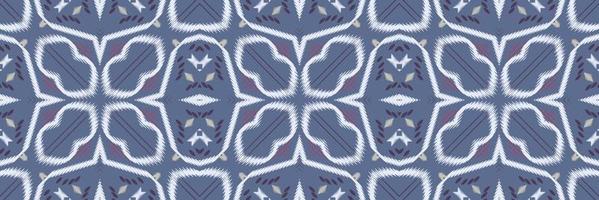 Ikat fabric batik textile seamless pattern digital vector design for Print saree Kurti Borneo Fabric border brush symbols swatches designer