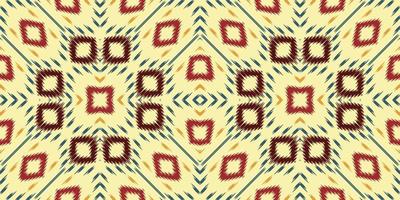 ikat diseña patrones sin fisuras de colores tribales. étnico geométrico ikkat batik vector digital diseño textil para estampados tela sari mughal cepillo símbolo franjas textura kurti kurtis kurtas