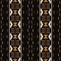 motivo ikat flor batik textil patrón sin costuras diseño vectorial digital para imprimir sari kurti borde de tela símbolos de pincel muestras elegantes vector