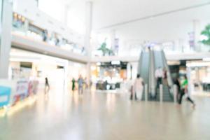 abstract blur shopping mall and retail store for background photo