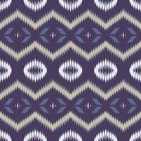 patrón sin costuras de arte tribal de textura ikat. étnico geométrico ikkat batik vector digital diseño textil para estampados tela sari mughal cepillo símbolo franjas textura kurti kurtis kurtas