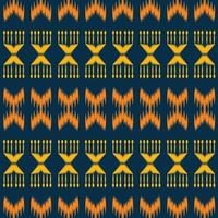 Ikat fabric tribal chevron Seamless Pattern. Ethnic Geometric Batik Ikkat Digital vector textile Design for Prints Fabric saree Mughal brush symbol Swaths texture Kurti Kurtis Kurtas