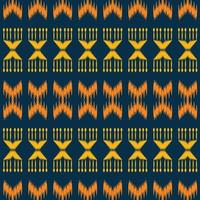 Ikat fabric tribal chevron Seamless Pattern. Ethnic Geometric Batik Ikkat Digital vector textile Design for Prints Fabric saree Mughal brush symbol Swaths texture Kurti Kurtis Kurtas