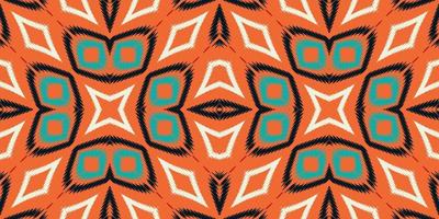 Ikat dots tribal Aztec Seamless Pattern. Ethnic Geometric Ikkat Batik Digital vector textile Design for Prints Fabric saree Mughal brush symbol Swaths texture Kurti Kurtis Kurtas