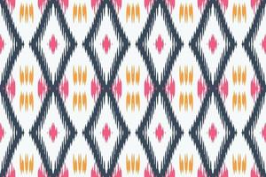 Ikat print tribal abstract Seamless Pattern. Ethnic Geometric Ikkat Batik Digital vector textile Design for Prints Fabric saree Mughal brush symbol Swaths texture Kurti Kurtis Kurtas