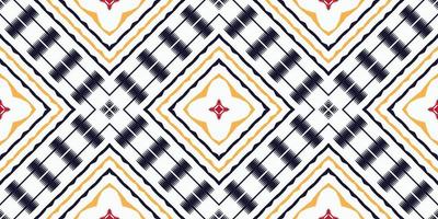 Motif ikat damask batik textile seamless pattern digital vector design for Print saree Kurti Borneo Fabric border brush symbols swatches designer