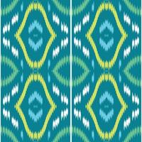 ikat diseña un patrón cruzado tribal sin costuras. étnico geométrico ikkat batik vector digital diseño textil para estampados tela sari mughal cepillo símbolo franjas textura kurti kurtis kurtas