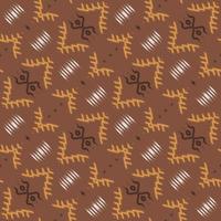 tela batik textil ikat patrón sin costuras diseño vectorial digital para imprimir saree kurti borde de tela símbolos de pincel muestras elegantes vector