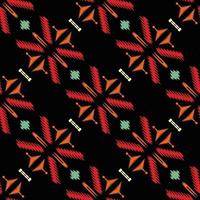 batik motivo textil ikat diamante patrón sin costuras diseño vectorial digital para imprimir saree kurti borde de tela símbolos de pincel muestras diseñador vector