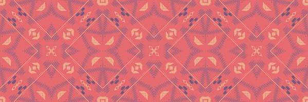Ikat triangle batik textile seamless pattern digital vector design for Print saree Kurti Borneo Fabric border brush symbols swatches designer
