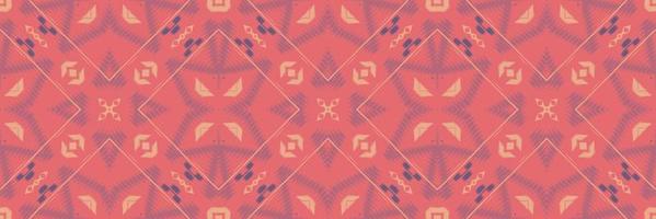 ikat triángulo batik textil patrón sin costuras diseño de vector digital para imprimir saree kurti borde de tela símbolos de pincel de borde diseñador de muestras