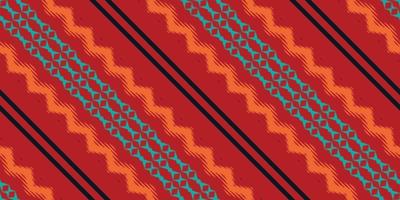 Batik Textile Ethnic ikat triangle seamless pattern digital vector design for Print saree Kurti Borneo Fabric border brush symbols swatches designer