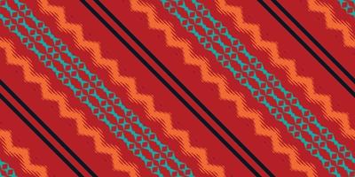 batik textil étnico ikat triángulo patrón sin costuras diseño de vector digital para imprimir saree kurti borneo borde de tela símbolos de pincel muestras diseñador