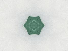 acuarela verde en el fondo del caleidoscopio de pared con un patrón abstracto y único foto