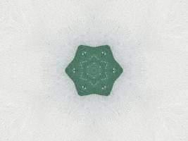 Green watercolor on the wall kaleidoscope background with abstract and unique pattern photo