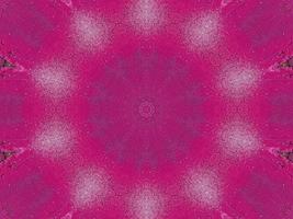 Magenta brick wall kaleidoscope pattern abstract unique symmetric and aesthetic background photo